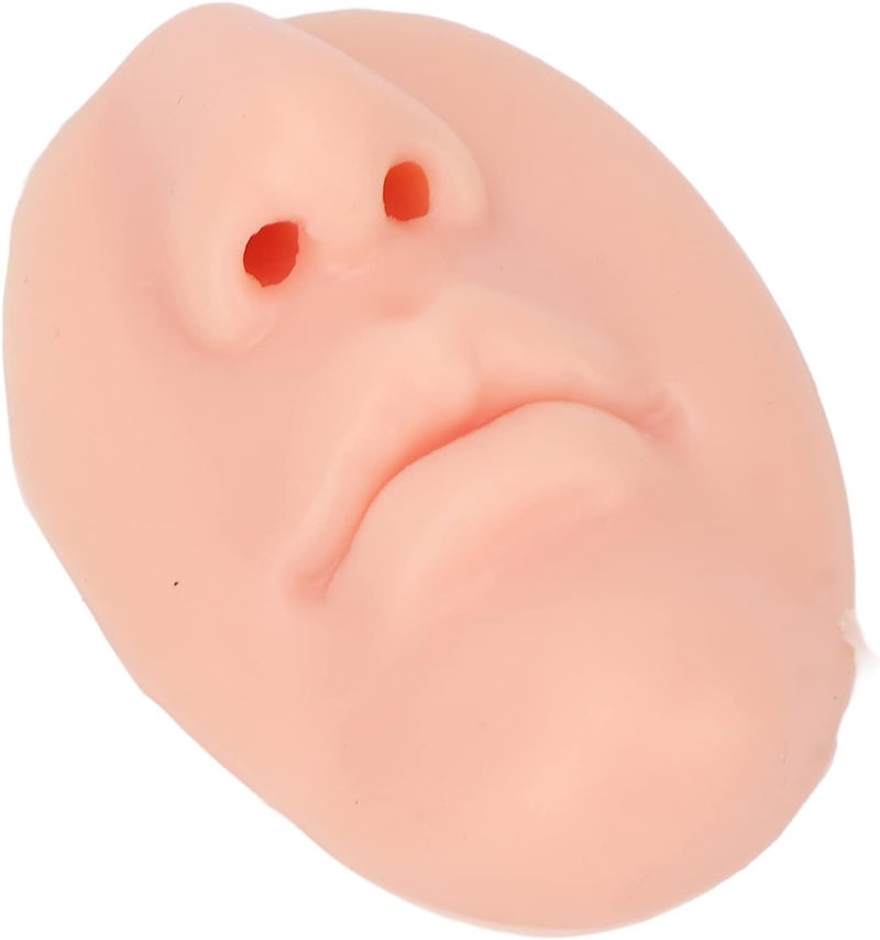 woobles 3pcs Silicone Nose Model, Reused Soft Nose Mold with Mouth Soft Elastic for Earrings Jewelry Display Rubber Nose for Piercing Practice (Light Skin Color) - Image 2